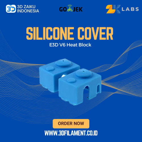 Reprap E3D V6 Heat Block Silicone Cover